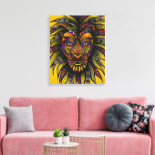 Caesar kleur canvas afdruk (Insitu (Woonkamer))