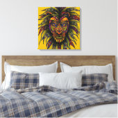 Caesar kleur canvas afdruk (Insitu (Slaapkamer))