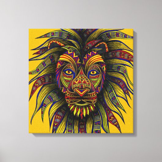 Caesar kleur canvas afdruk (Voorkant)