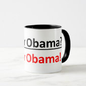 Caesar Obama of Seizer Obama Coffee Mok (Voorkant rechts)