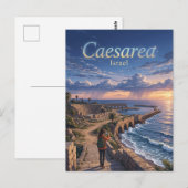 Caesarea Nationaal Park Israël Briefkaart (Voorkant / Achterkant)