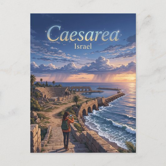 Caesarea Nationaal Park Israël Briefkaart (Voorkant)