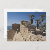Caesarea ruins of port built by Herod the Great Briefkaart (Voorkant / Achterkant)
