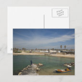 Caesarea ruins of port built by Herod the Great Briefkaart (Voorkant / Achterkant)