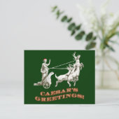 Caesar's Groeten Ansichtkaart Briefkaart (Staand voorkant)