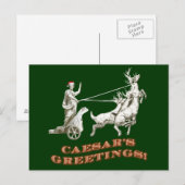 Caesar's Groeten Ansichtkaart Briefkaart (Voorkant / Achterkant)