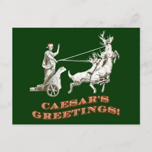 Caesar's Groeten Ansichtkaart Briefkaart (Voorkant)