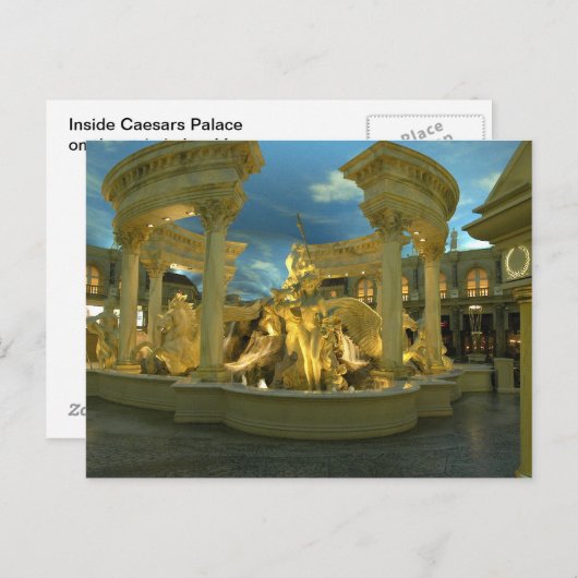 Caesars Palace Briefkaart (Voorkant / Achterkant)