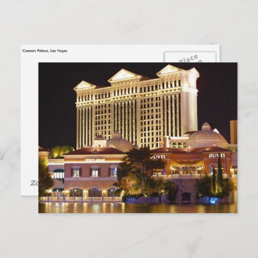 Caesars Palace, Briefkaart Las Vegas (Voorkant / Achterkant)