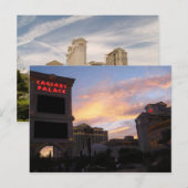 Caesars Palace Dual Afbeelding Briefkaart (Voorkant / Achterkant)