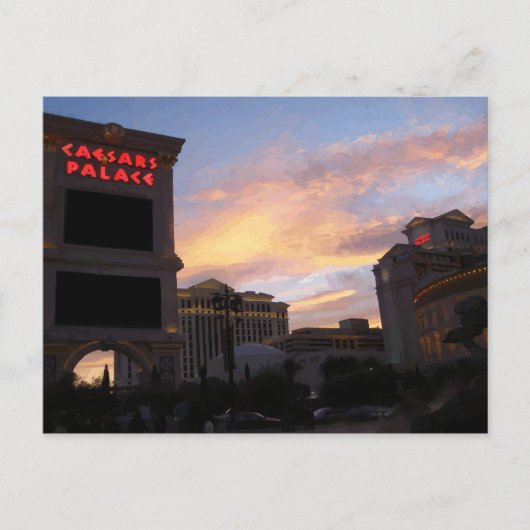 Caesars Palace Dual Afbeelding Briefkaart (Voorkant)