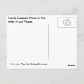 Caesars Palace in Las Vegas Briefkaart (Achterkant)
