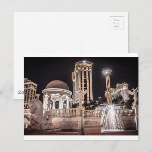 Caesar's Palace Las Vegas Nevada Hotel City Briefkaart (Voorkant / Achterkant)