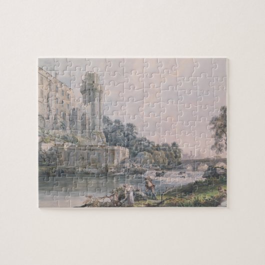 Caesartoren en deel van het kasteel van Warwick Legpuzzel (Horizontaal)