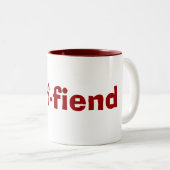 caf-fiend Mok voor Coffee- en Tea-adviseurs (Voorkant rechts)