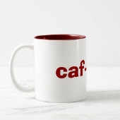 caf-fiend Mok voor Coffee- en Tea-adviseurs (Links)