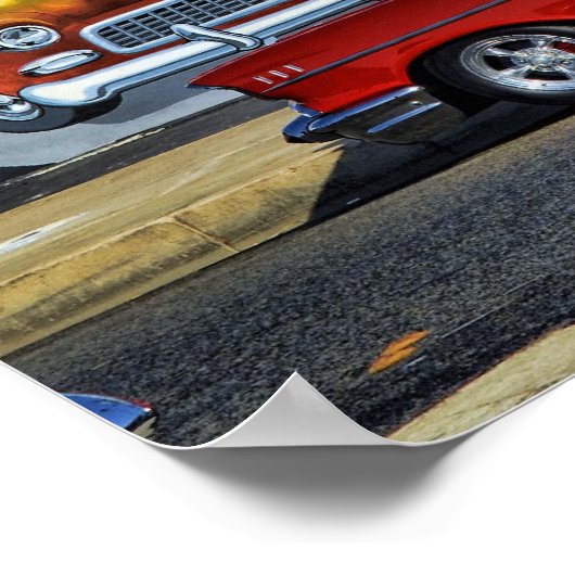 Cafe 101 in Oceanside, Californië Poster (Hoek)