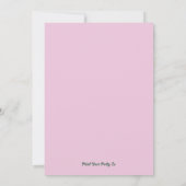 Cafe 2 Monde Verjaardag Uitnodiging (Achterkant)