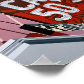 Cafe 50's Diner op Historic Route 66 Poster (Hoek)