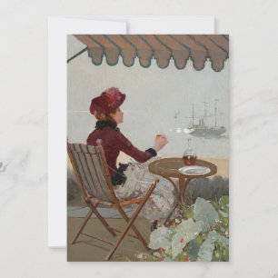 Café aan zee   Jean Béraud