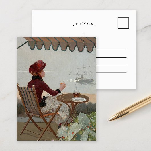 Café aan zee | Jean Béraud Briefkaart