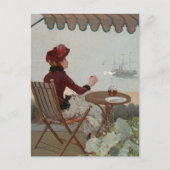 Café aan zee | Jean Béraud Briefkaart (Voorkant)