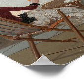 Café aan zee | Jean Béraud Poster (Hoek)