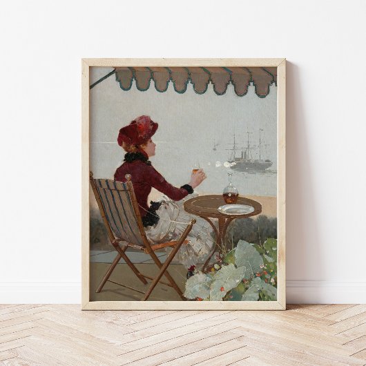 Café aan zee | Jean Béraud Poster