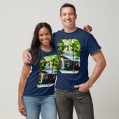 Cafe Albany NY retro T-shirt (Unisex)