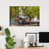 Cafe - Albany, NY - Victory Cafe Poster (Thuiskantoor)