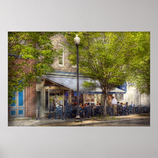 Cafe - Albany, NY - Victory Cafe Poster (Voorkant)
