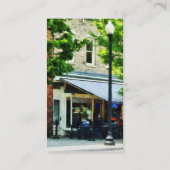 Cafe Albany NY Visitekaartje (Achterkant)