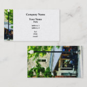 Café Albany NY Visitekaartje (Voorkant / Achterkant)