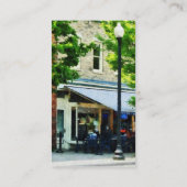Café Albany NY Visitekaartje (Achterkant)