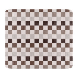 Cafe Au Lait checkerboard pattern Snijplank
