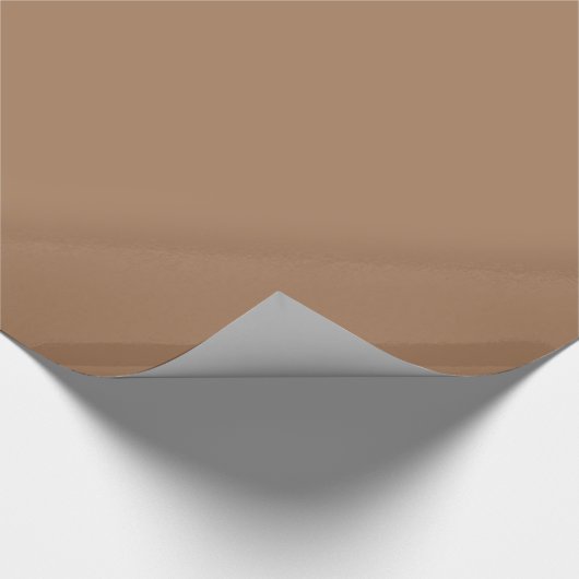 Café au Lait Glossy Wrapping Paper Cadeaupapier (Hoek)
