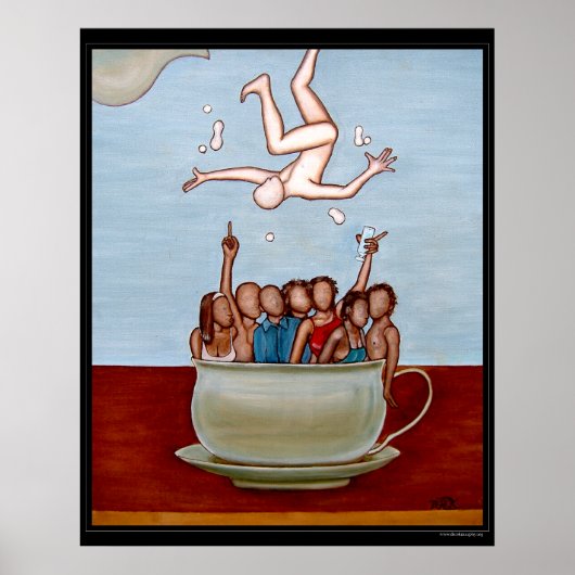 Cafe au Lait Poster (Voorkant)