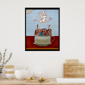 Cafe au Lait Poster (Keuken)