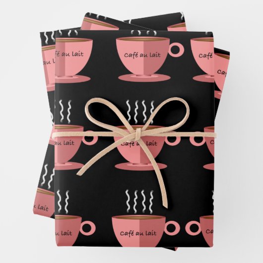 Cafe au Lait Wrapping Paper Sheets (In situ)