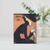 Cafe Aulait, Frans kwartaal Briefkaart (Staand voorkant)