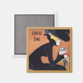 Cafe Aulait, Frans kwartaal Magneet (Voorkant / Achterkant)