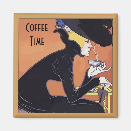 Cafe Aulait, Frans kwartaal Magneet (Voorkant)