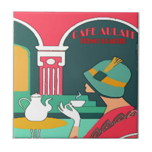 Cafe Aulait, Frans kwartaal Tegeltje