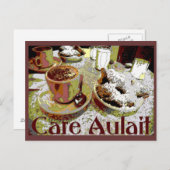 Cafe Aulait, New Orleans Coffee Briefkaart (Voorkant / Achterkant)