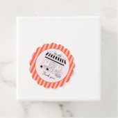Café Baby Shower | Paris Café | Café Bébé Bedankjes Labels (In situ)