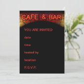 Café & bar kaart (Staand voorkant)