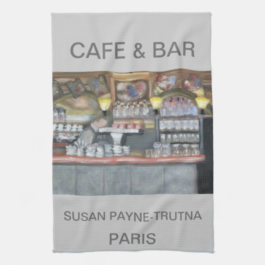 CAFE & BAR PARIS TOWEL THEEDOEK (Verticaal)