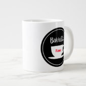 Cafe Barrista gepersonaliseerde jumborkoffie-mok Grote Koffiekop (Voorkant rechts)