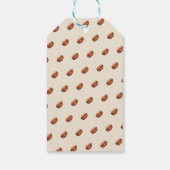 Cafe Bebe Baby Is Brewing Coffee Brown Baby Shower Cadeaulabel (Achterkant)