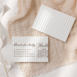 Cafe Bebe Baby Shower Boeken Voor Baby Informatiekaartje